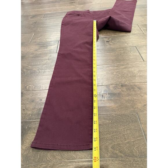 Gloria Vanderbilt Women Red Avery Straight Leg High Rise Stretch Jeans 8 NWT NEW - Picture 10 of 12